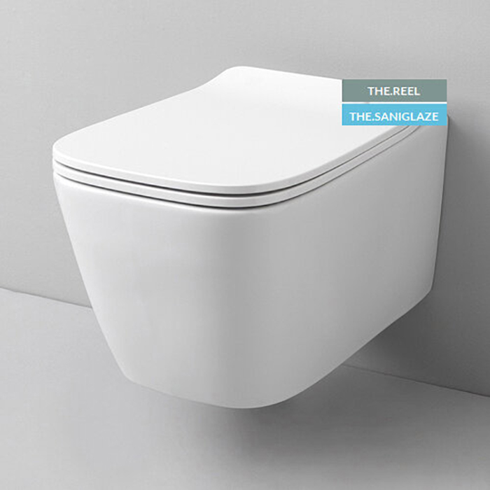 Artceram A16 Унитаз подвесной 36x52см, безободковый, saniglaze, the.reel, цвет: белый матовый