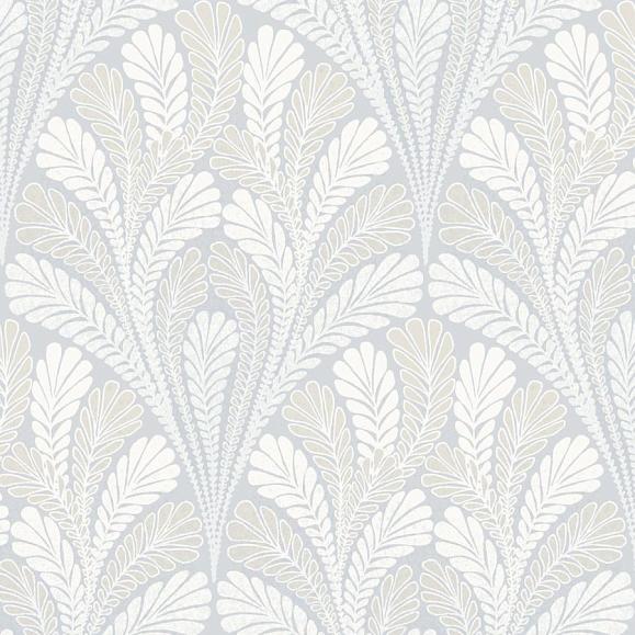 Обои York DM5021 Shell Damask Blue