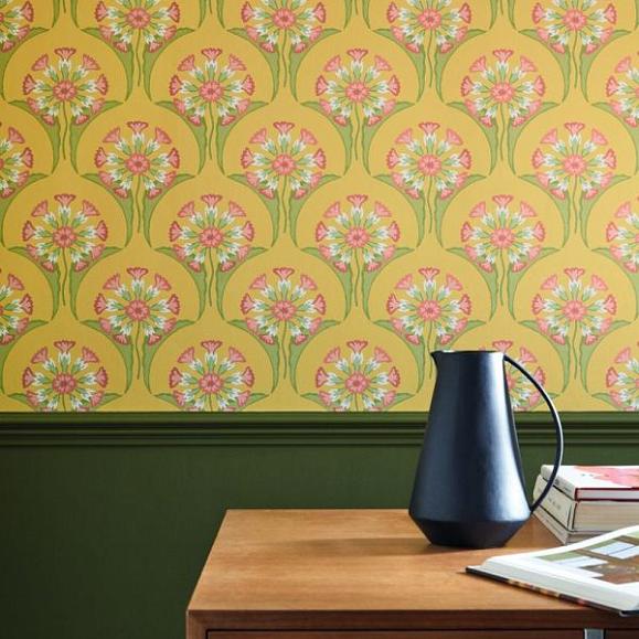 Обои Little Greene 0245HEPUNCH Hencroft Punch
