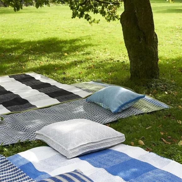 Подушка CCDG1553, Pompano Outdoor, Aqua, Designers Guild 60 x 45см