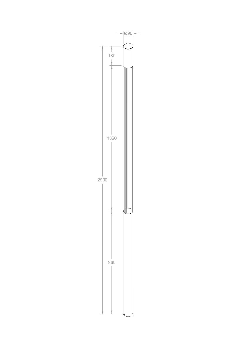Парковый светильник Maytoni Mill O427FL-L30GF3K
