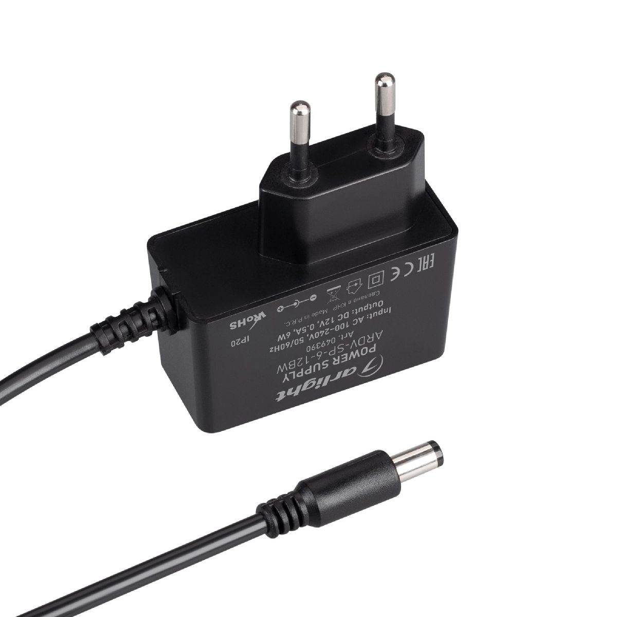 Блок питания Arlight ARDV-SP-6-12BW (12V, 0.5A, 6W) 049390