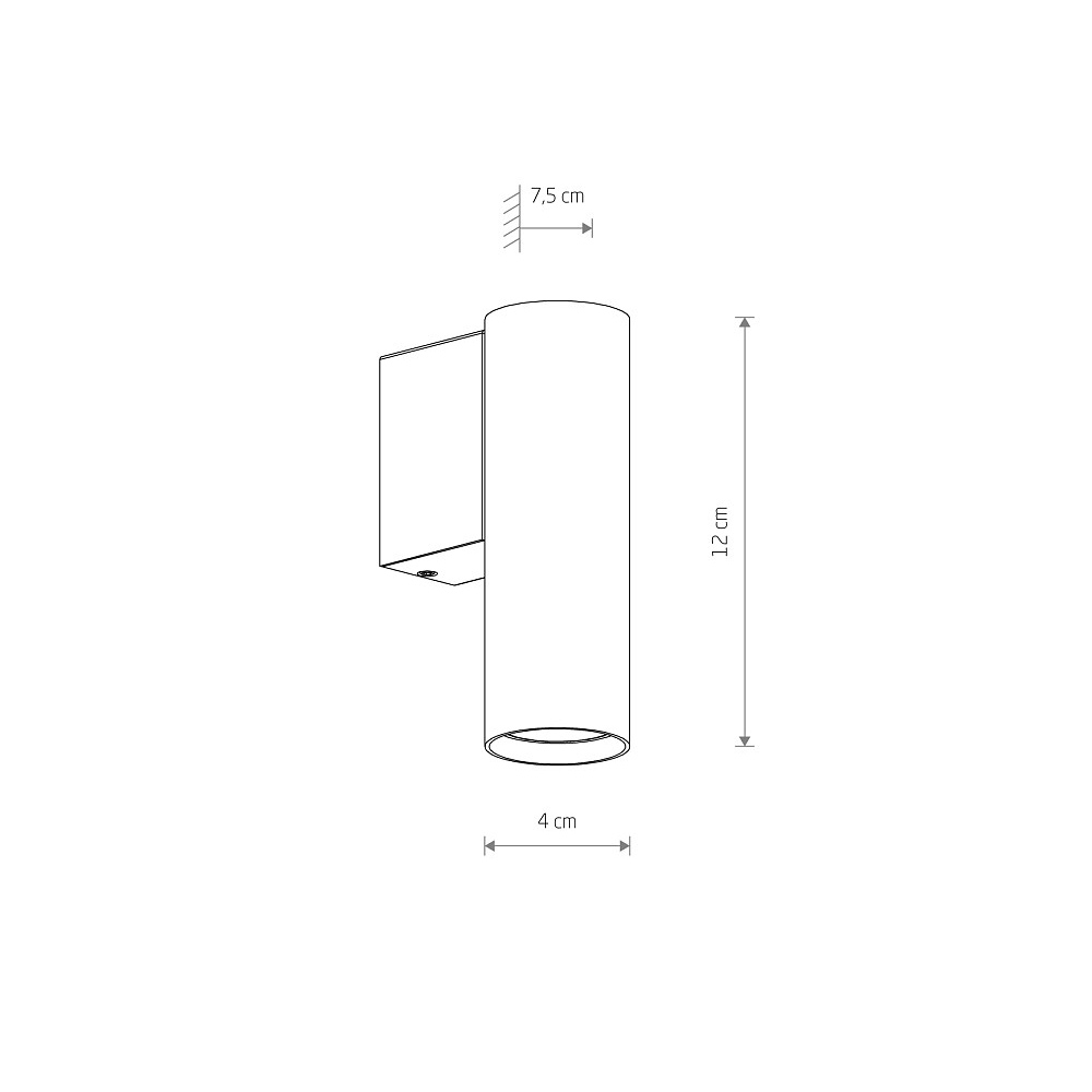 Настенный светильник Nowodvorski Fourty Wall S Black 10747