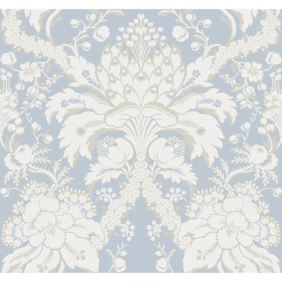 Обои York DM4955 French Artichoke Damask Periwinkle