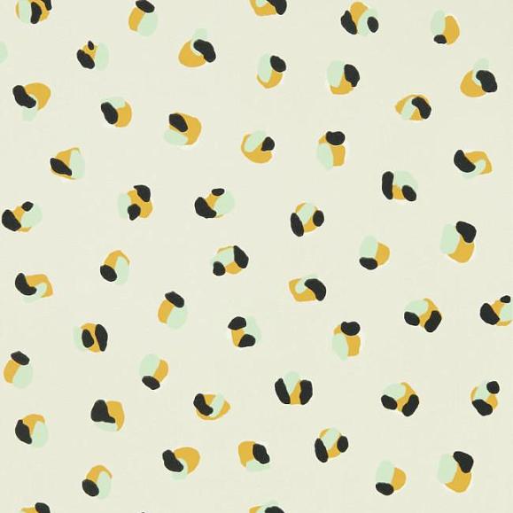 Обои Scion 112811 Leopard Dots Pebble / Sage