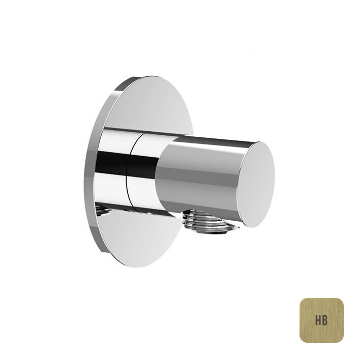 Almar Вывод для душевого шланга, настенный, цвет: High Brass Brushed PVD