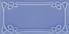 ETRURIA DESIGN ART DECO Vector Frame E China Blue