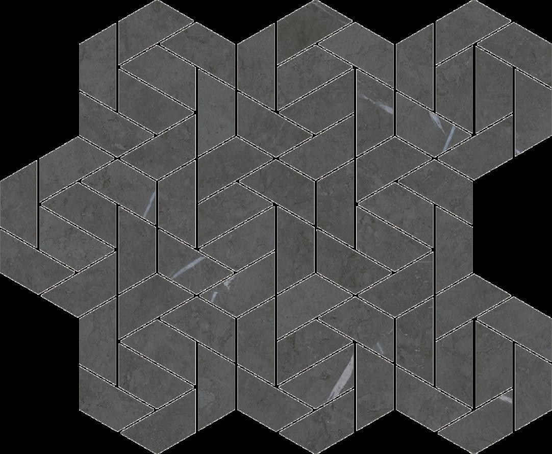 Metropolis Imperial Black Mosaico Icon Nat 28.6x34.7