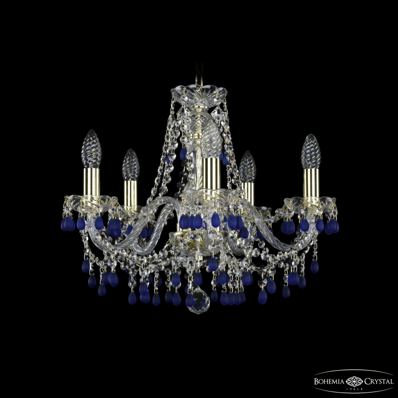 Подвесная люстра Bohemia Ivele Crystal 1410/5/160 G V3001