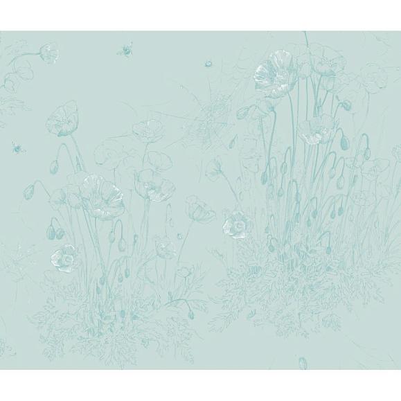 Обои Astratonova ² VI-Flp-05 Field of Poppies Blue grass05