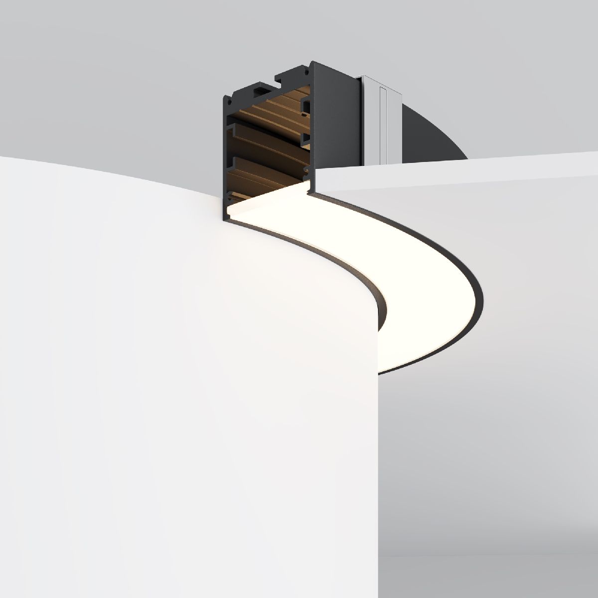 Радиусный профиль Maytoni Led strip ALM-3535R-B-D-90°-0.3M
