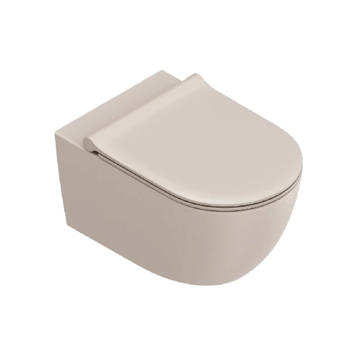 Catalano Sfera Унитаз подвесной 55x35см, безободковый, смыв Tornado, покрытие Cataglaze+, цвет: Seta satinato