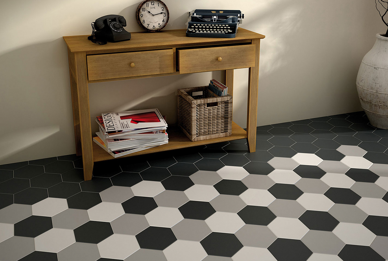HEXATILE GRIS MATE 20340
