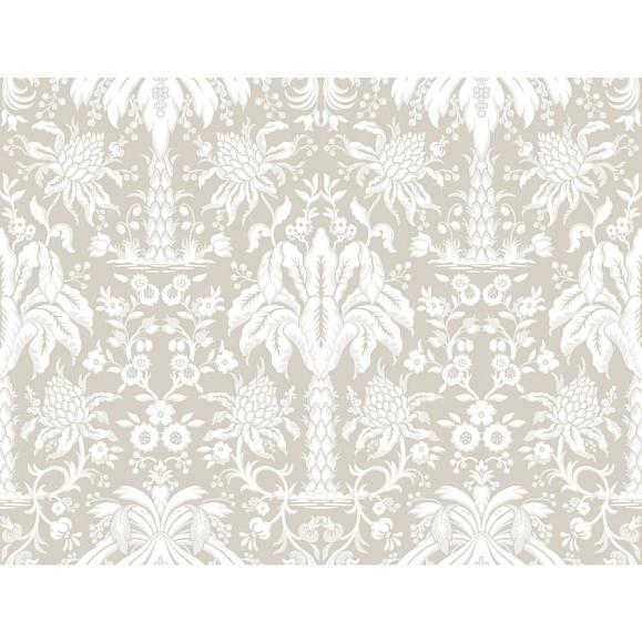 Обои York DM5013 Palmetto Palm Damask Beige