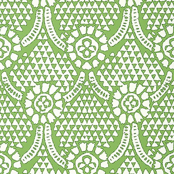 Обои Thibaut T14318 Chamomile Green