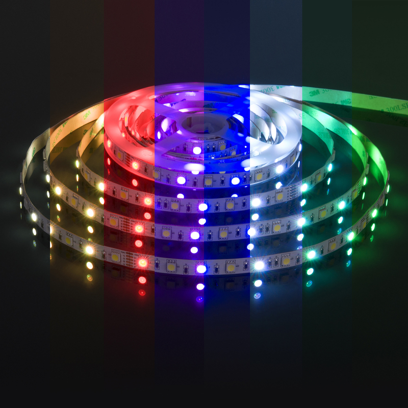 Светодиодная лента Elektrostandard 24V 14,4W 60Led 5050+5050 IP20 MIX RGB/холодный белый, 5м 4690389172274 a053731