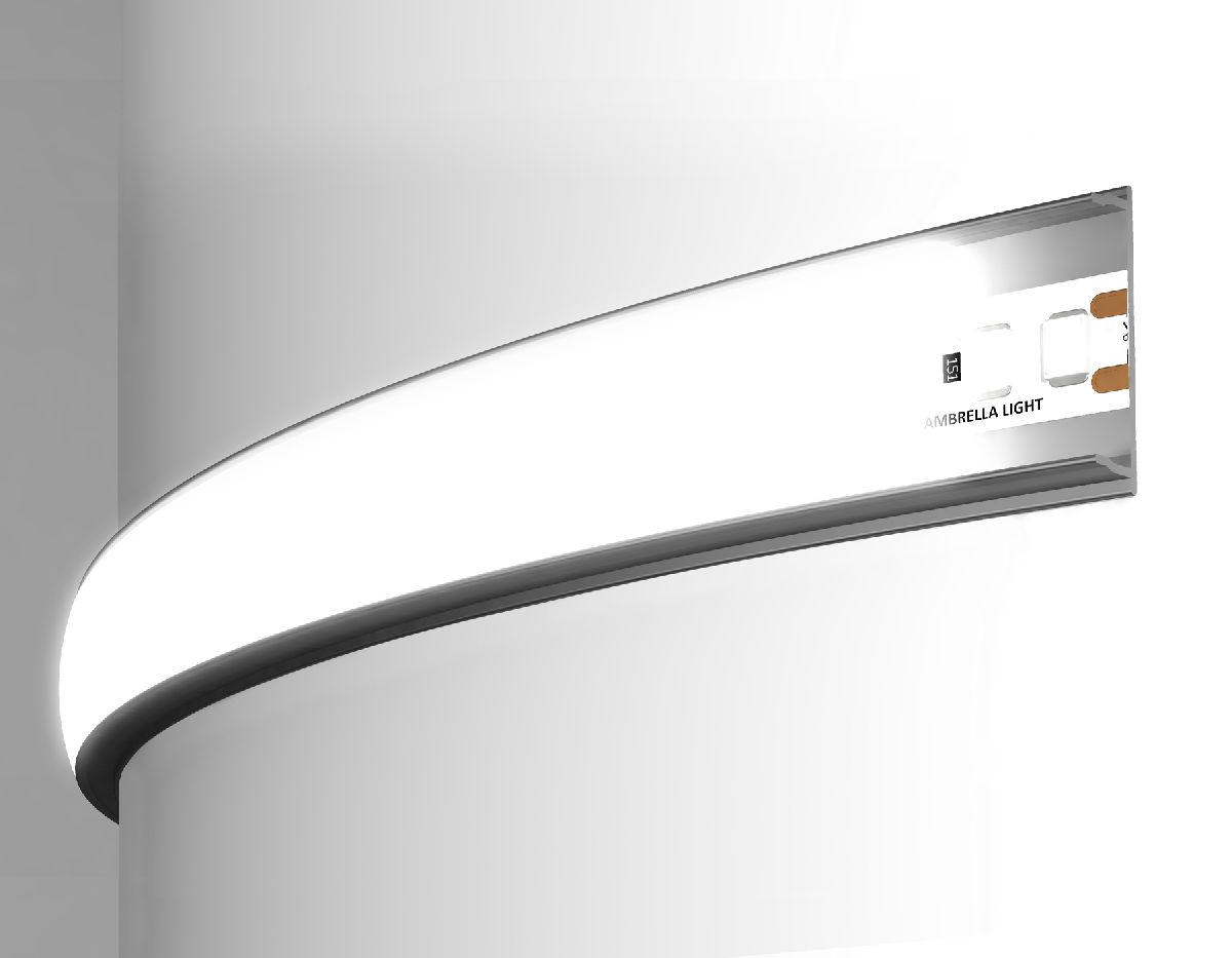 Алюминиевый накладной профиль Ambrella Light Alum Profile GP1600AL