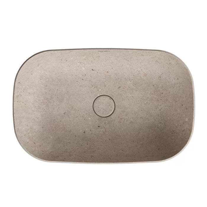 Kerama Marazzi Magica Раковина накладная, 64.5х42см., без отв., цвет: бежевый камень