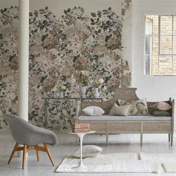 Панно Designers Guild PDG1170/03 Fleurs D Artistes Chalk