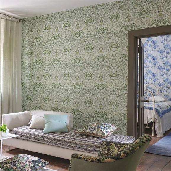 Обои Designers Guild PDG1157/02 Karakusa Eau de Nil
