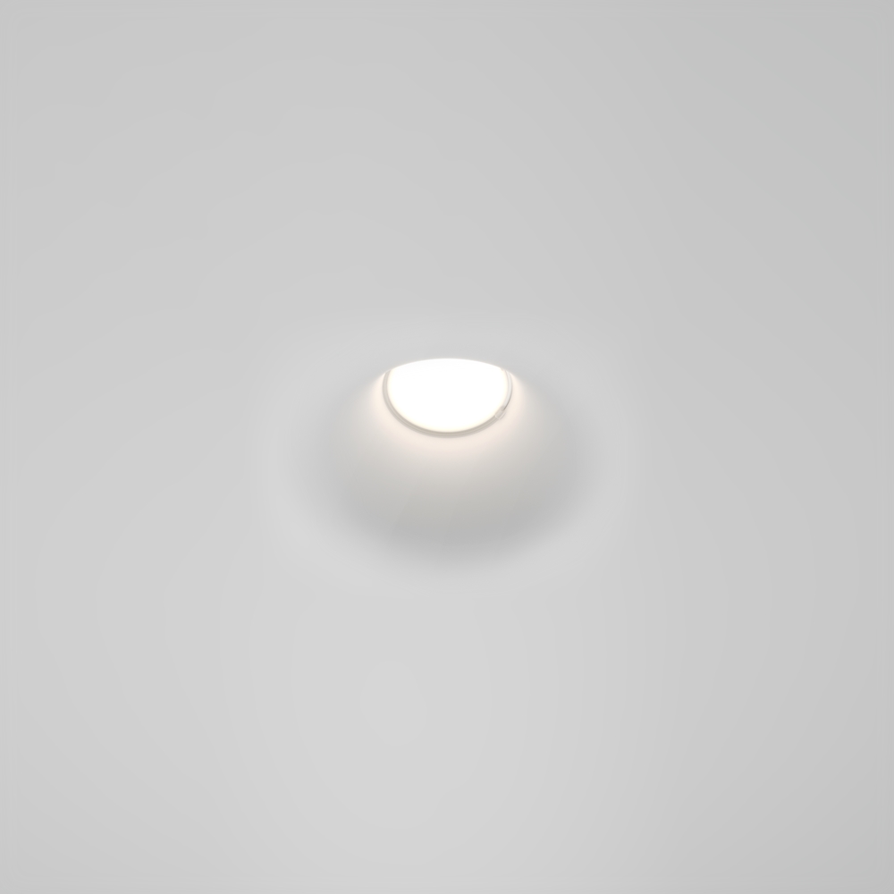 Встраиваемый светильник Maytoni Technical Downlight Gyps Modern DL002-1-01-W-1