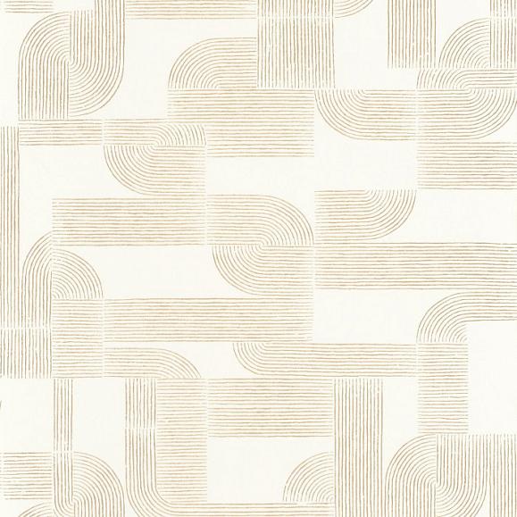 Обои Casamance 75701222 Hector Blanc/doré