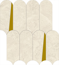 ITALON / ИТАЛОН METROPOLIS Royal Ivory Mosaico Elegant Матовый