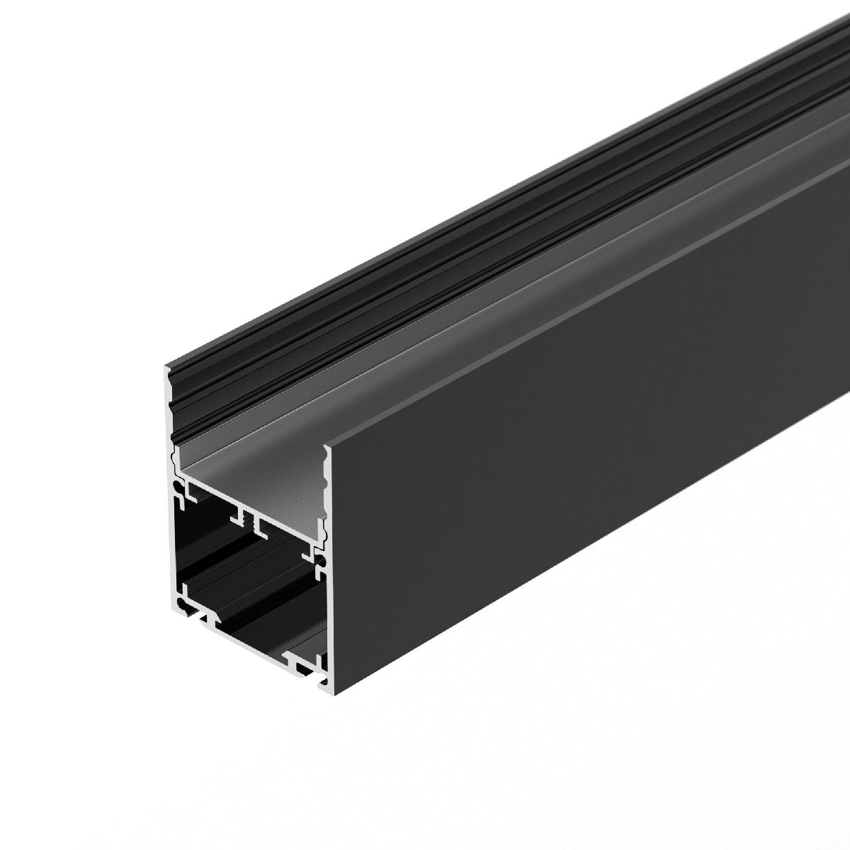 Алюминиевый профиль Arlight SL-LINE-4050-3L-2000 ANOD BLACK 044670
