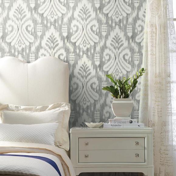 Обои York TC2643 Hawthorne Ikat Grey