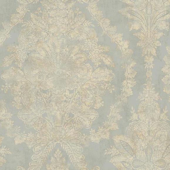 Обои York PM9309 Charleston Damask Silver