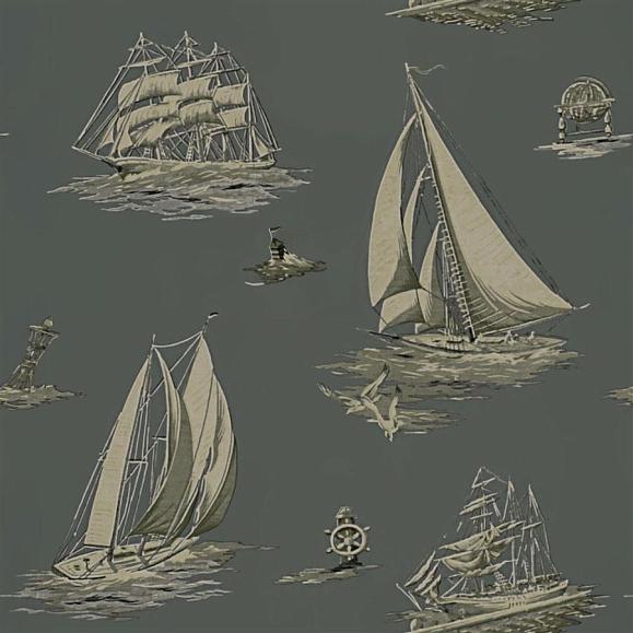 Обои Ralph Lauren PRL5024/01 Down Easter Boats Boats Fog