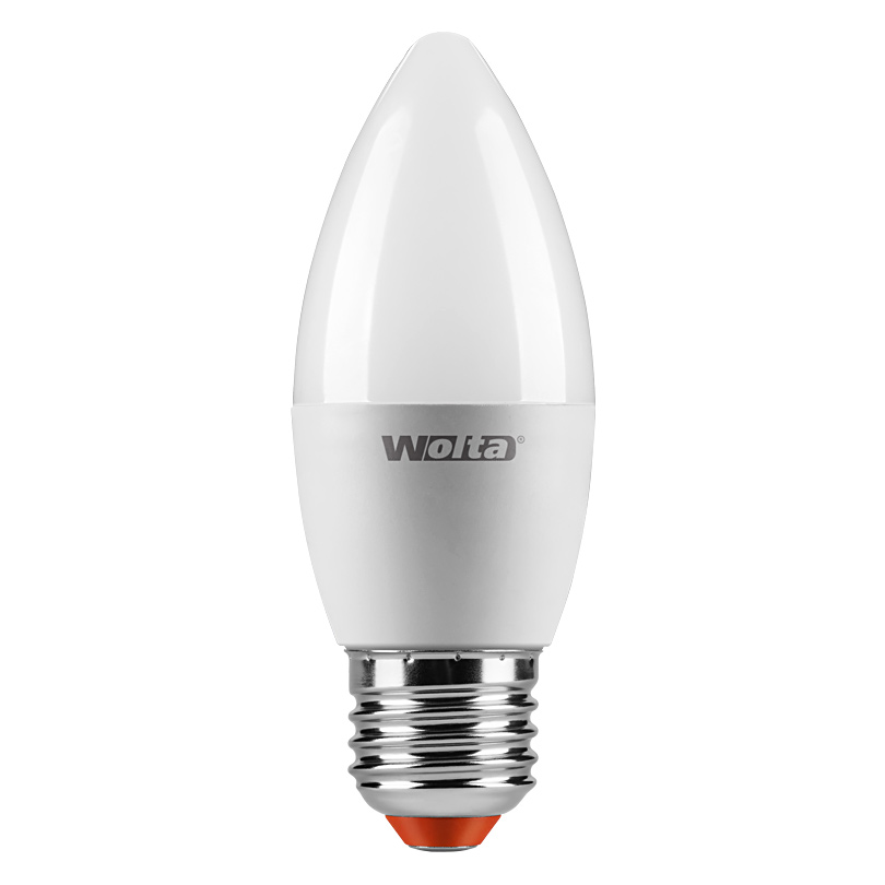 Светодиодная лампа WOLTA LX 8Вт 6500K Е27 свеча матовая 30WC8E27