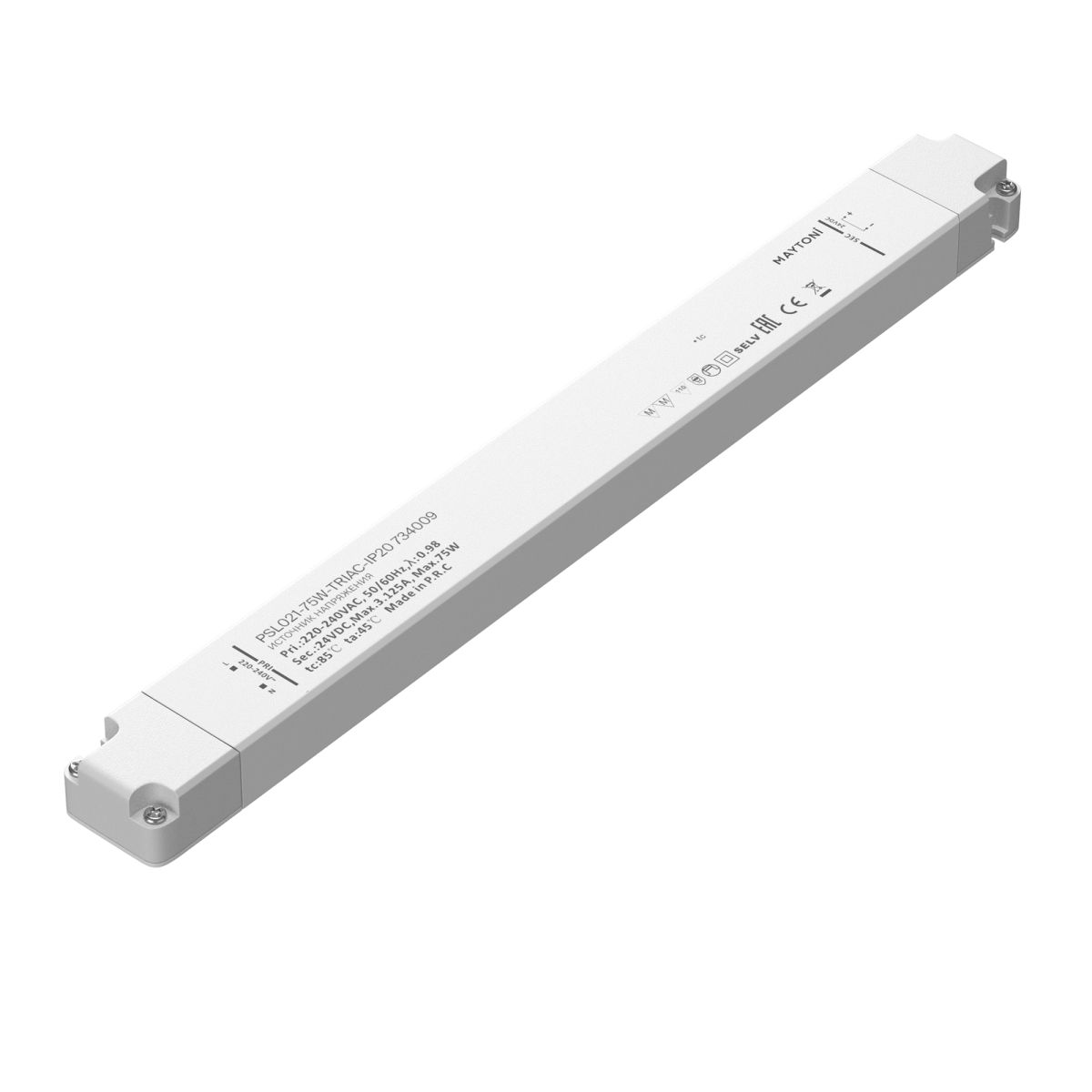 Источник напряжения Maytoni Triac 75Вт DC24В IP20 734009
