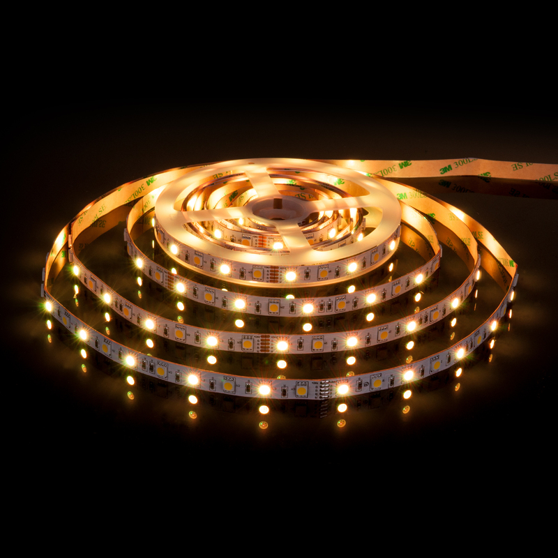 Светодиодная лента Elektrostandard 24V 14,4W 60Led 5050+5050 IP20 MIX RGB/дневной белый, 5м 4690389172267 a053729