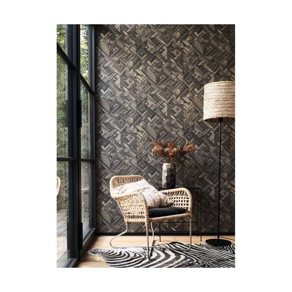 Обои Casadeco 88189709 Paille Noir reglisse