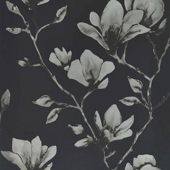 Обои Harlequin HTEW112602 Onyx/Silver Lotus Wide Width