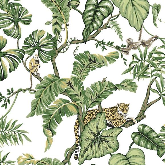Обои York HO2145 Jungle Cat White