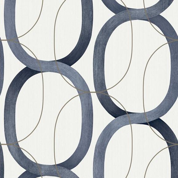 Обои York OS4215 Interlock Navy