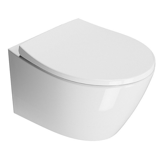 GSI Modo Унитаз подвесной 52x37см., Swirlflush с креплением, цвет: белый глянцевый