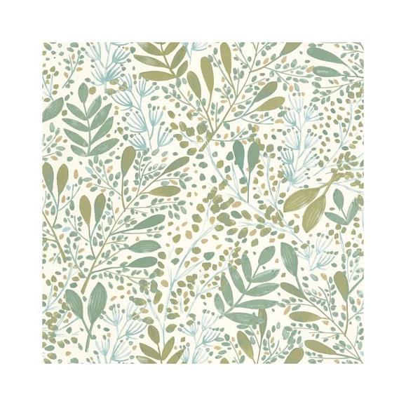 Обои Caselio 101690734 Green Life Joy Vert mousse or