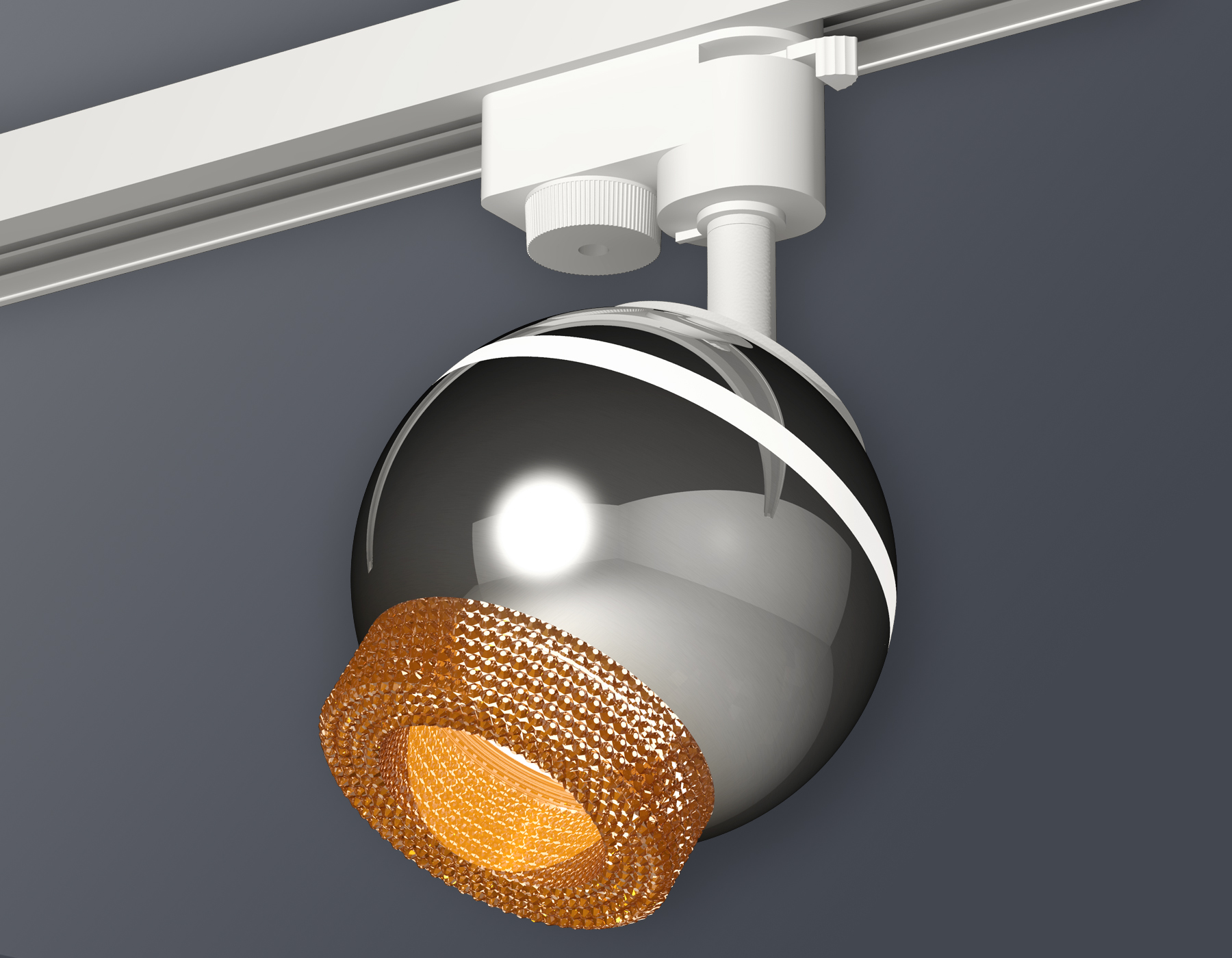 Трековый однофазный светильник с подсветкой Ambrella Light Track System XT1104005 (A2520, C1104, N7195)