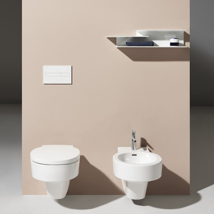 Laufen VAL Унитаз подвесной 53x39x36.5см, безободковый, с покр. LCC, цвет: белый