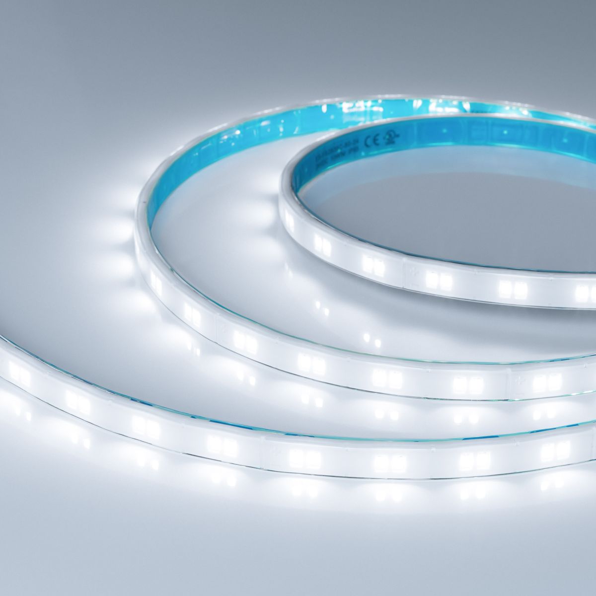 Светодиодная лента герметичная Arlight XRT-TPU-A80-12mm 24V White6000 (10 W/m, IP67, 5m) (CRI>90) 055552