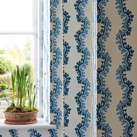 Обои Sanderson 217250 Oxbow Indigo