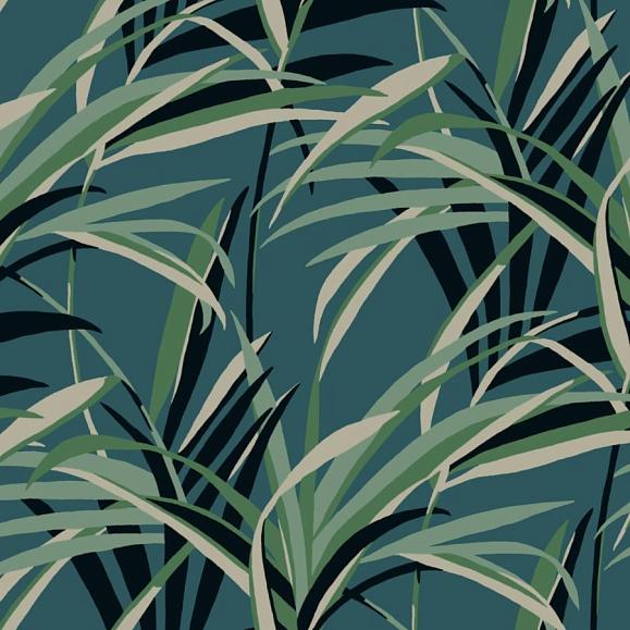 Обои York TC2607 Tropical Paradise Green/Dark Teal