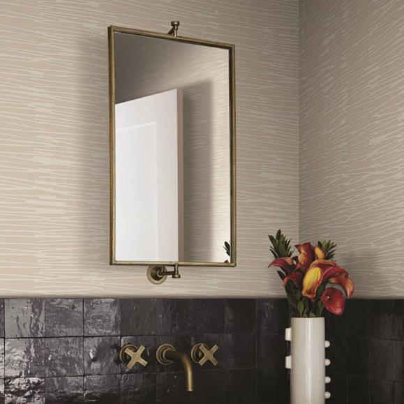 Обои York AG2091 Nikki Chu Water Reed Thatch Clay/Silver