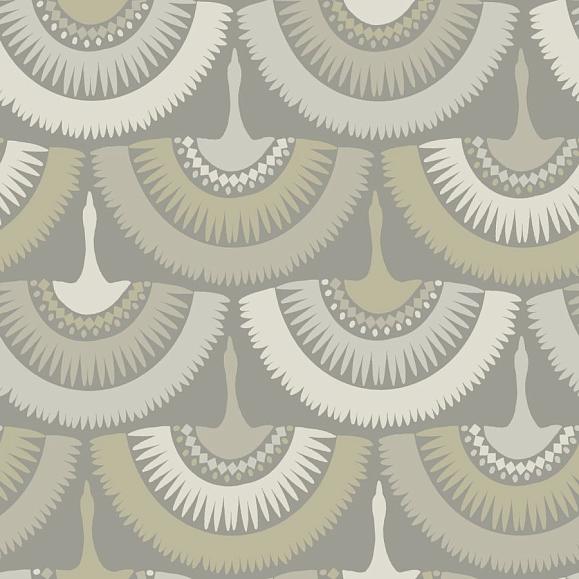 Обои York BO6645 Feather & Fringe Grey