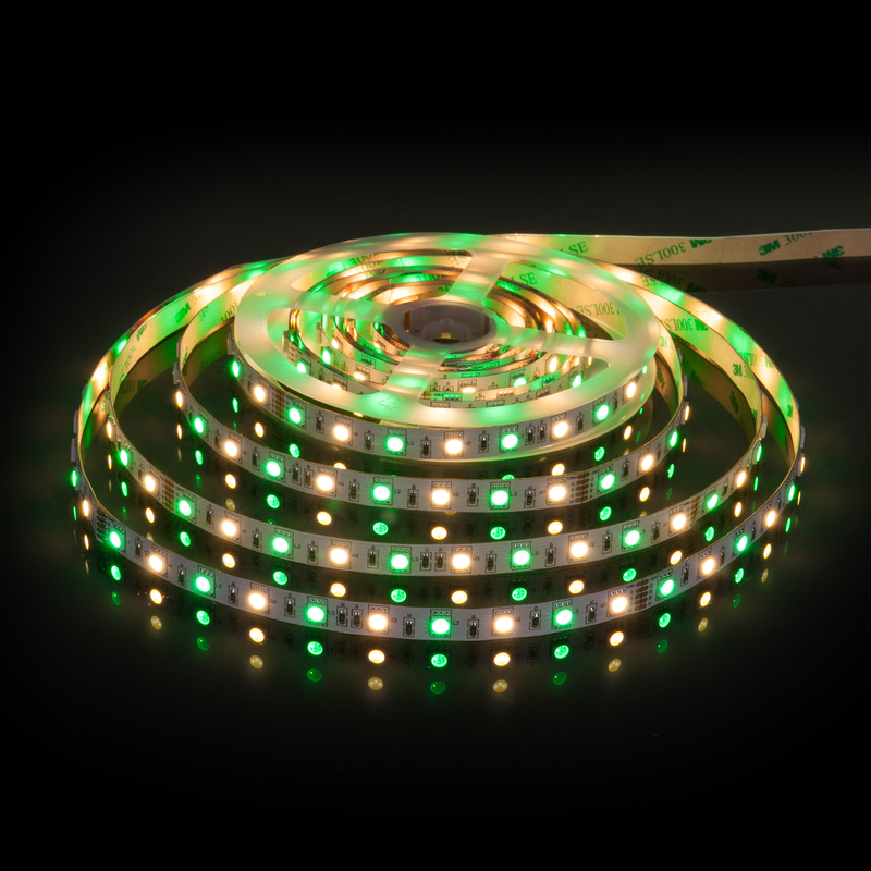 Светодиодная лента Elektrostandard 24V 14,4W 60Led 5050+5050 IP20 MIX RGB/теплый белый, 5м 4690389172250 a053728