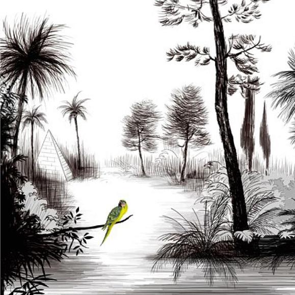 Панно Wall & Deco WET_IP2001 Imaginary Paradise