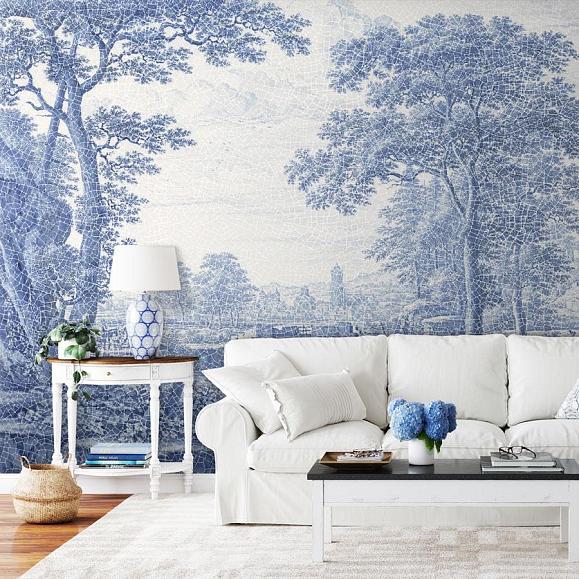 Панно Hygge Wall H11411 Faience Decoration Blue
